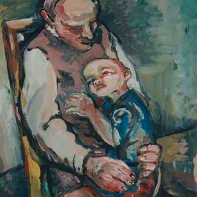 The Grandfather with a Grandson